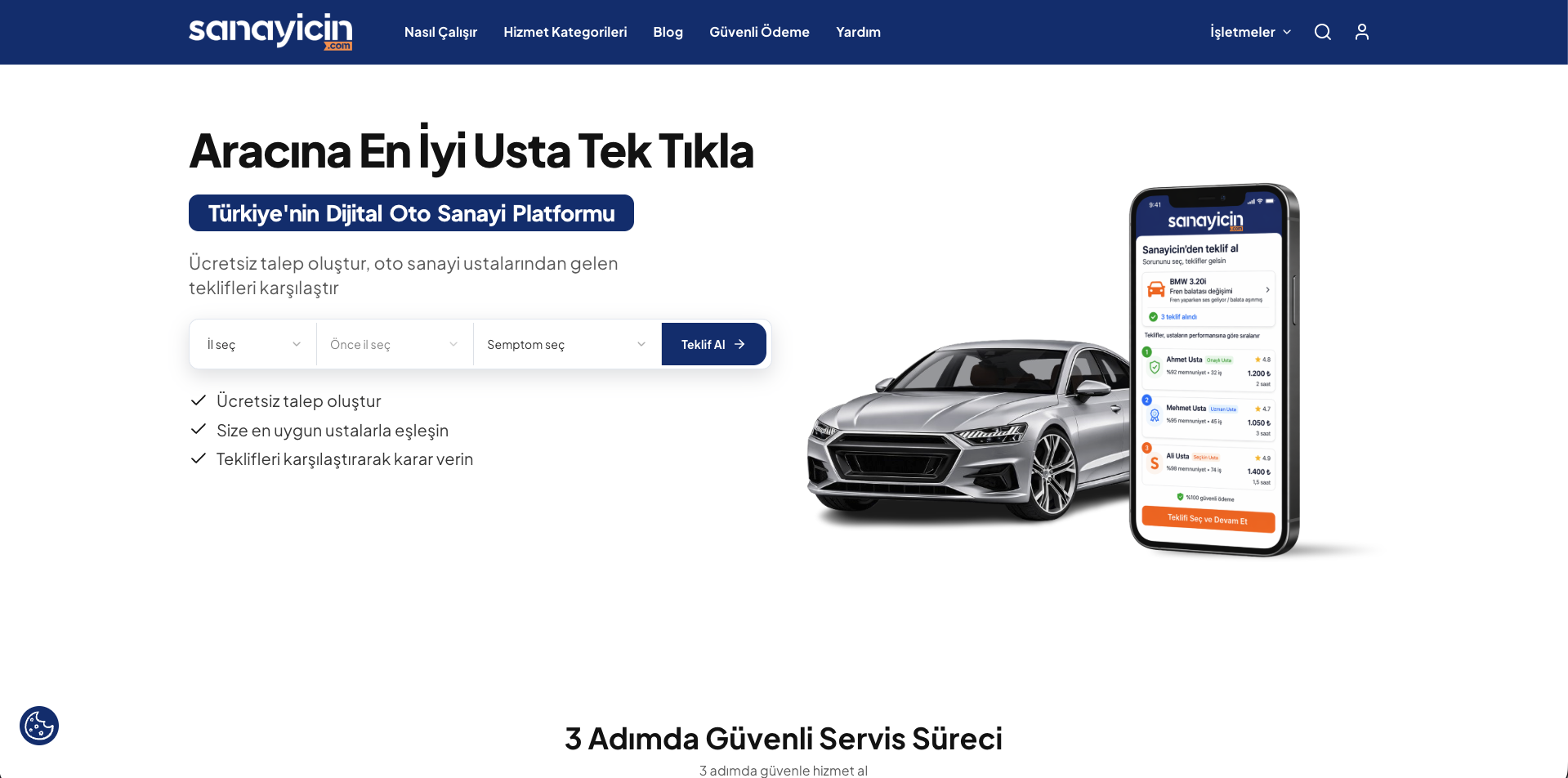 Dijital Oto Sanayi Platformu pazaryeri